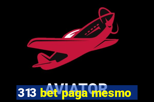 313 bet paga mesmo